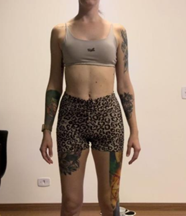 Raiane antes da consultoria